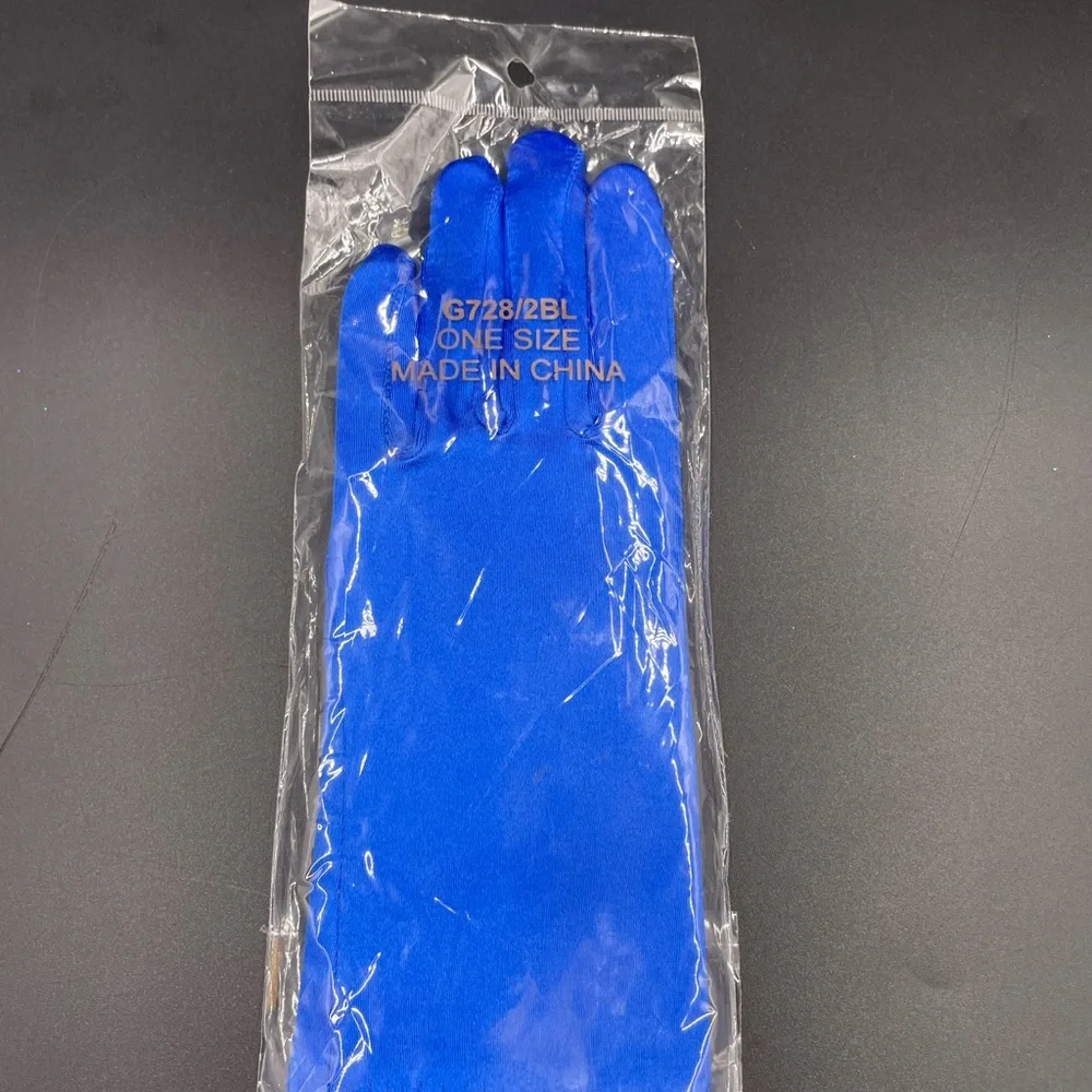 Girls OS Royal Blue Gloves